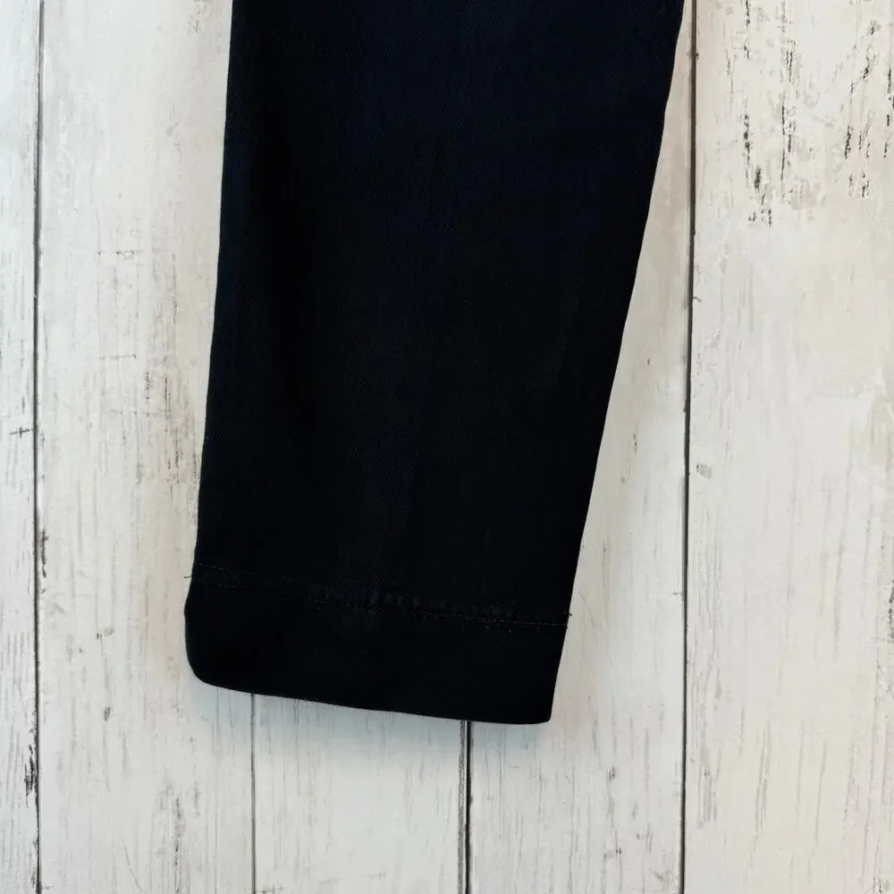 Lauren Ralph Lauren Black Zip Front Pocket Skinny Pointe Pants Size 4 Petite